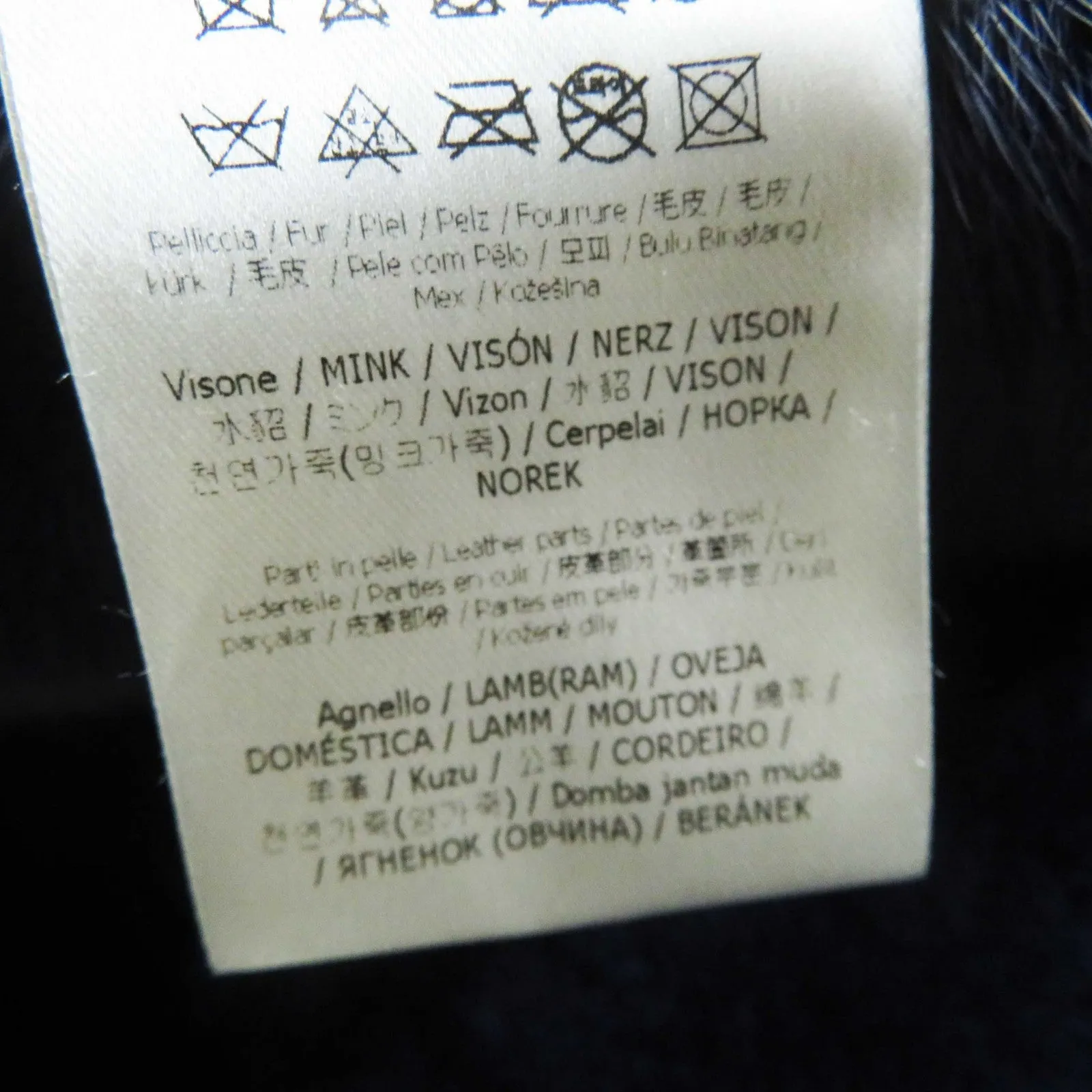 Fendi Mink Lamb Leather Reversible Hooded Vest