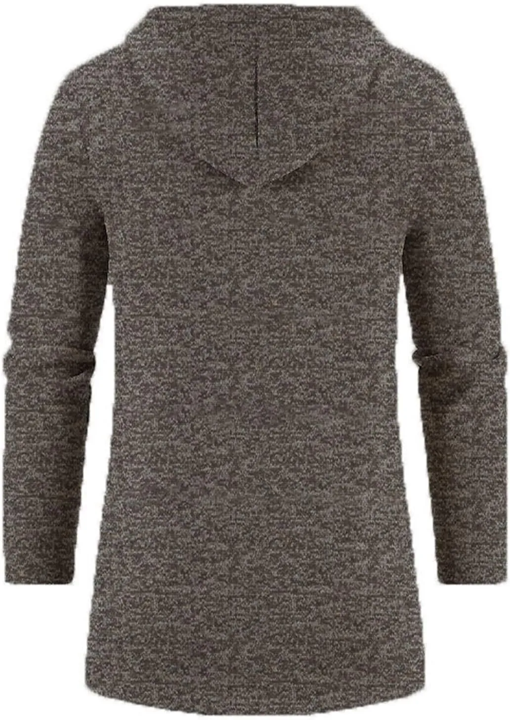RTRDE Mens Coat Sweater Jackets Casual Knitted Cardigan Fleece Lined Full Zip Coat with Hood Novelty Jacket, M-3XL
