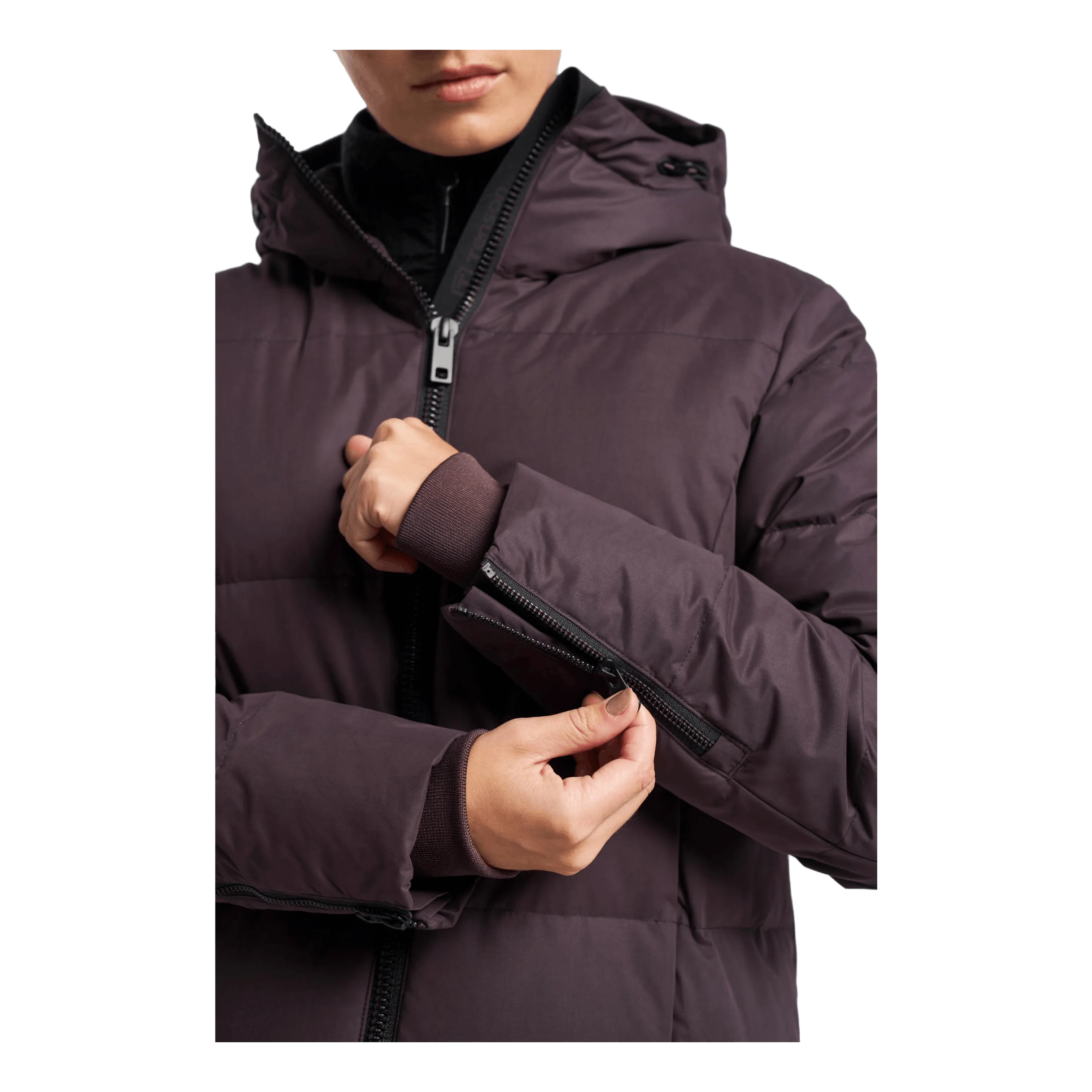 Shanna 2.0 Down Coat Women Aubergine