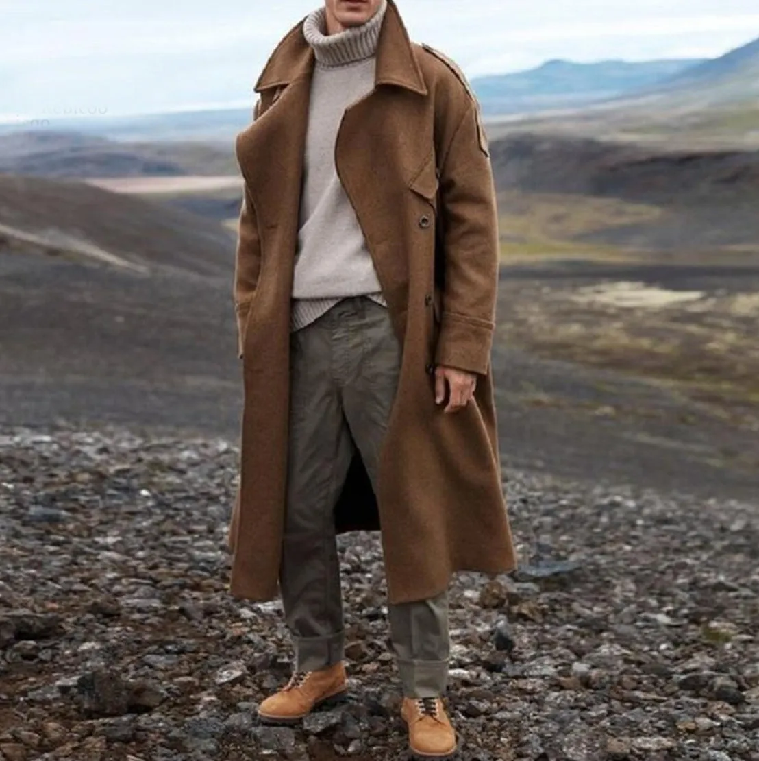 Winter Long Trench Warm Coat